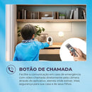 Câmera Segurança Nuvem Wifi, Botão Chamada, Alexa Cor Branco