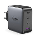 Carregador Turbo Ugreen Usb A/C 100W + Cabo 1.5M Preto (Para Iphones/Android/Computadores)
