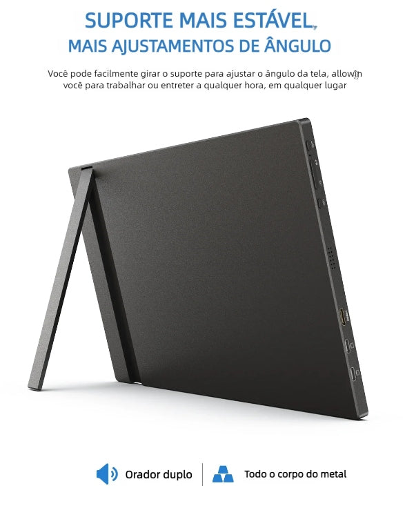 Monitor Portátil Arzopa Z1fc 16,1 144hz Ultrafino 1080p + Capa Suporte