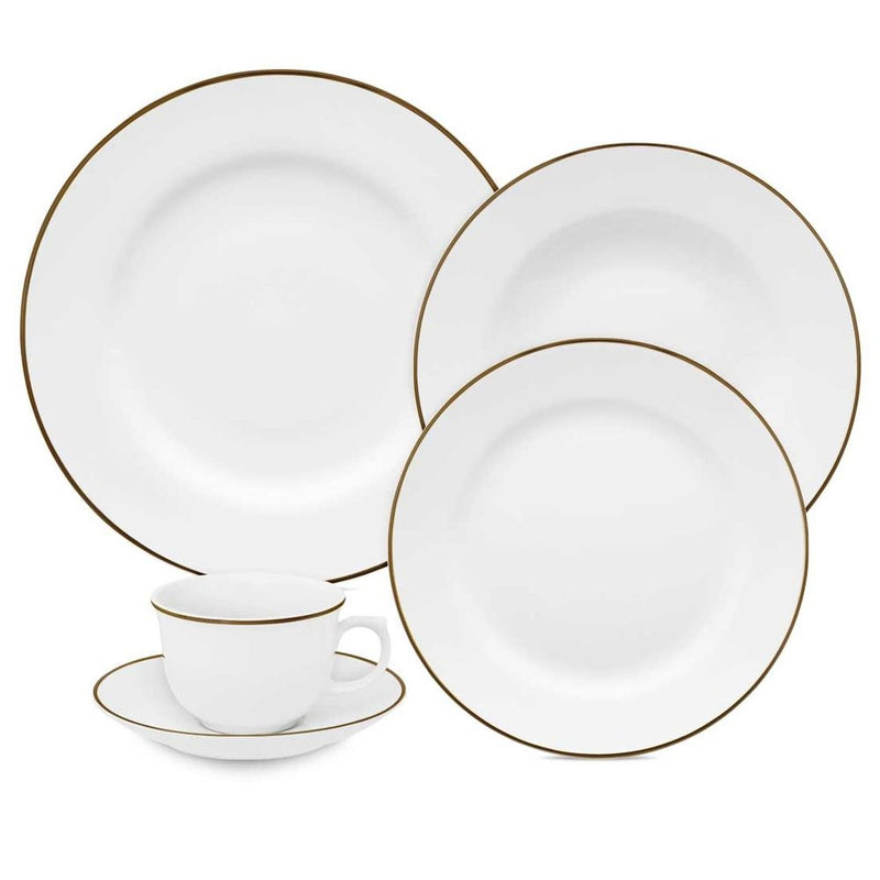 Aparelho de Jantar e Chá 30 Peças - Oxford - Ryo Maresia