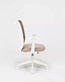 Cadeira Escritorio Diretor Mind Branca Giratória Ergonômica