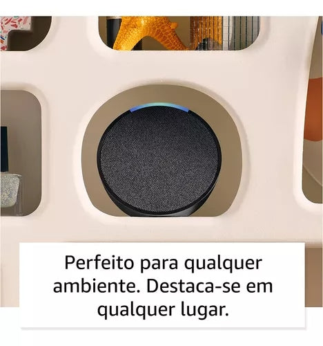 Echo Pop Smart Speaker Amazon Cor Preto C2H4R9