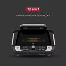 Fritadeira Elétrica Air Fryer WAP Barbecue Digital