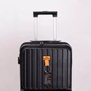 Mala De Viagem Preta 10 kg Com Adesivos (Tamanho perfeito para levar na cabine)