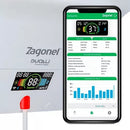 Chuveiro Ducha Eletrônica Ducali com Led Zagonel  7500W (Funciona tanto a Gás como Elétrico)