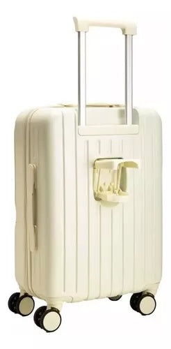 Mala De Viagem Preta 10 kg Com Adesivos (Tamanho perfeito para levar na cabine)