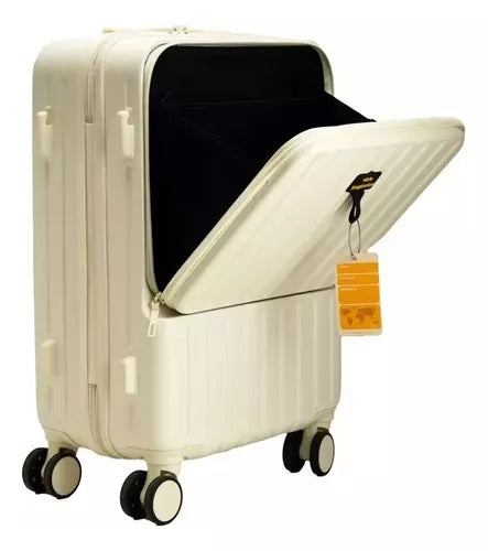 Mala De Viagem Preta 10 kg Com Adesivos (Tamanho perfeito para levar na cabine)