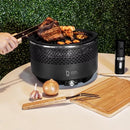 Churrasqueira portátil a carvão biscuitt Steak Master Smoke & Fire Usb com Bag