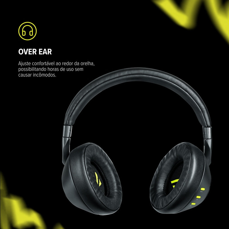 Fone de Ouvido Bluetooth WAAW By Alok Sense 310 Cancelamento de Ruído e Assistente de Voz (Até 40 Horas de Reprodução)