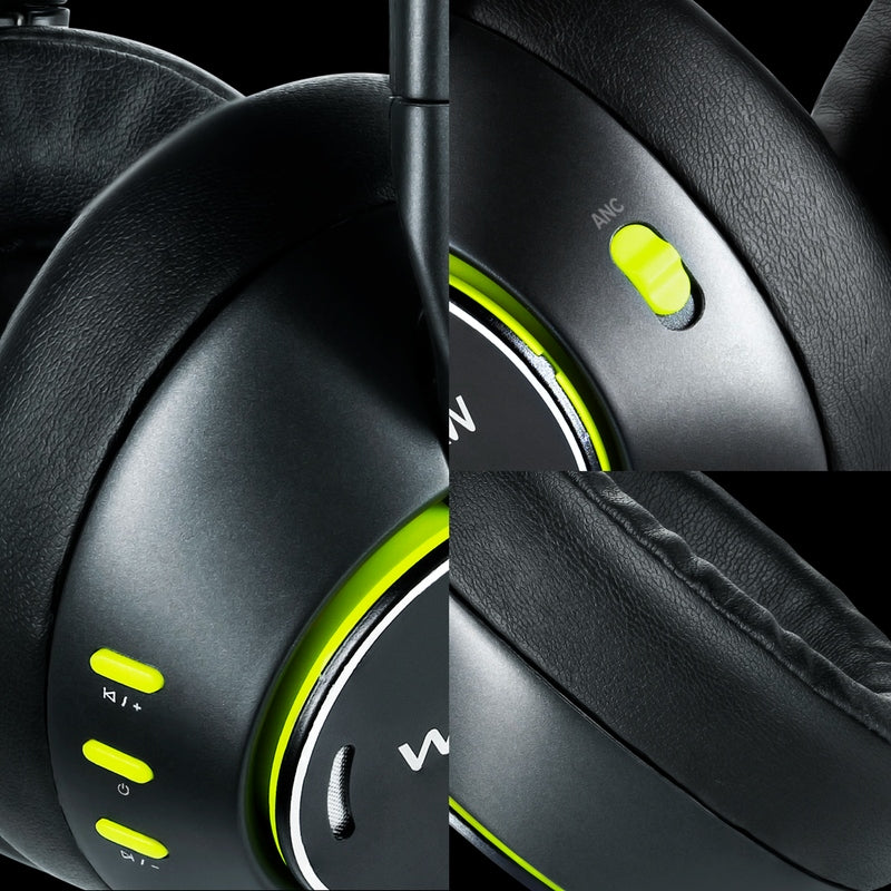 Fone de Ouvido Bluetooth WAAW By Alok Sense 310 Cancelamento de Ruído e Assistente de Voz (Até 40 Horas de Reprodução)