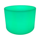 BASE ILUMINADA CILINDRICA LED RGB SEM FIO