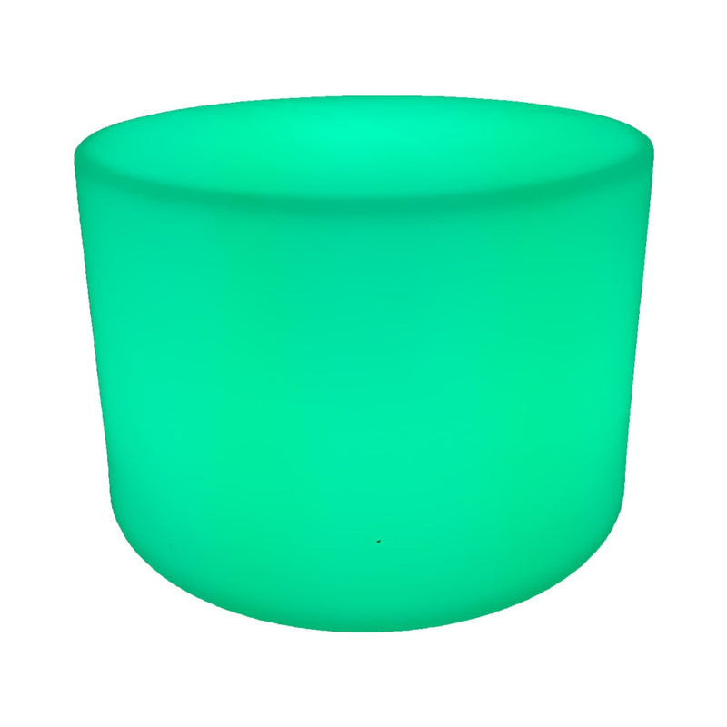 BASE ILUMINADA CILINDRICA LED RGB SEM FIO