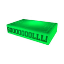 BASE ILUMINADA RETANGULAR LED RGB SEM FIO