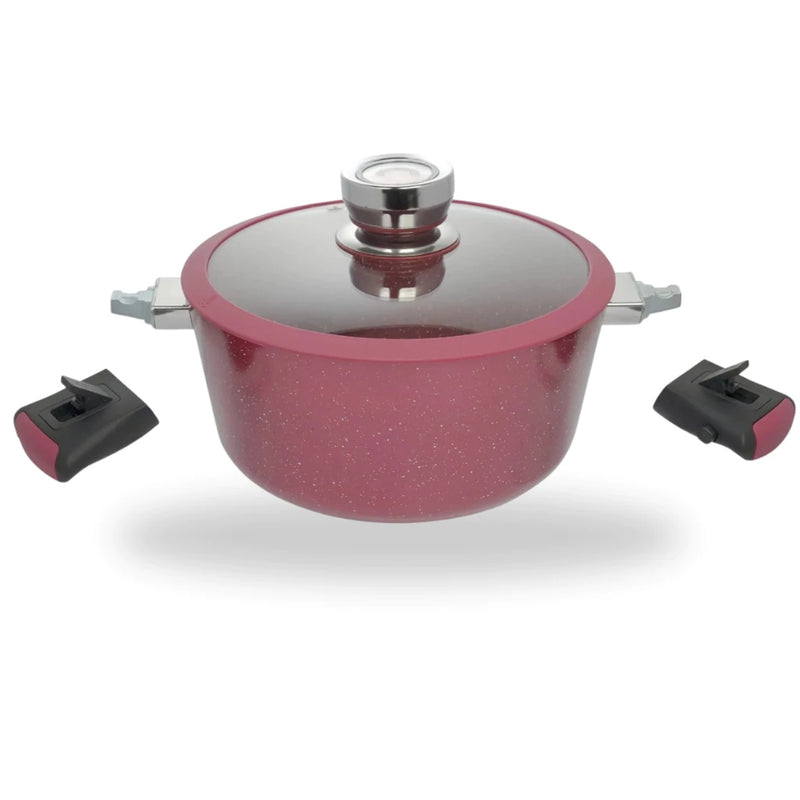 Jogo de panelas 19 peças luxo Cerâmica Titanio ( Fogão indução e comum )