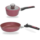 Jogo de panelas 19 peças luxo Cerâmica Titanio ( Fogão indução e comum )