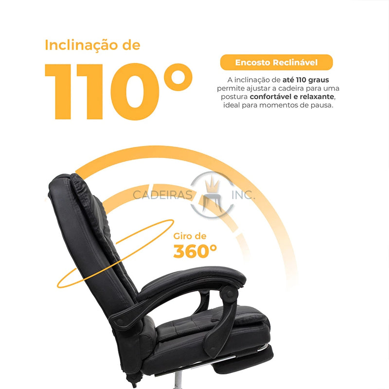 Cadeira de Escritório Presidente Big Boss Ergonômica