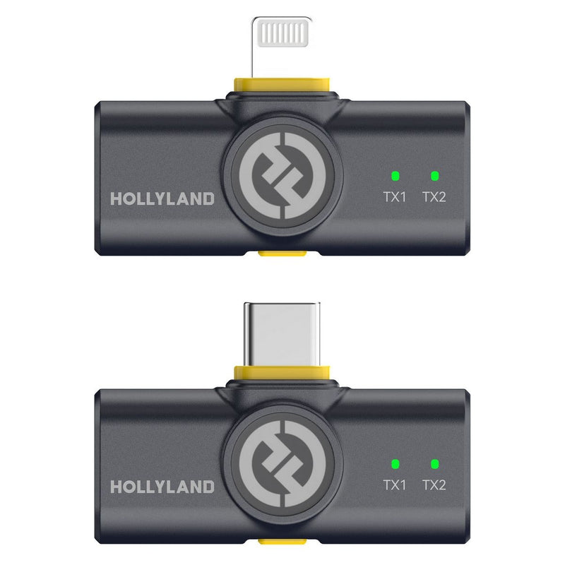 Microfone Hollyland Lark M2 Duo Combo Cor Preto