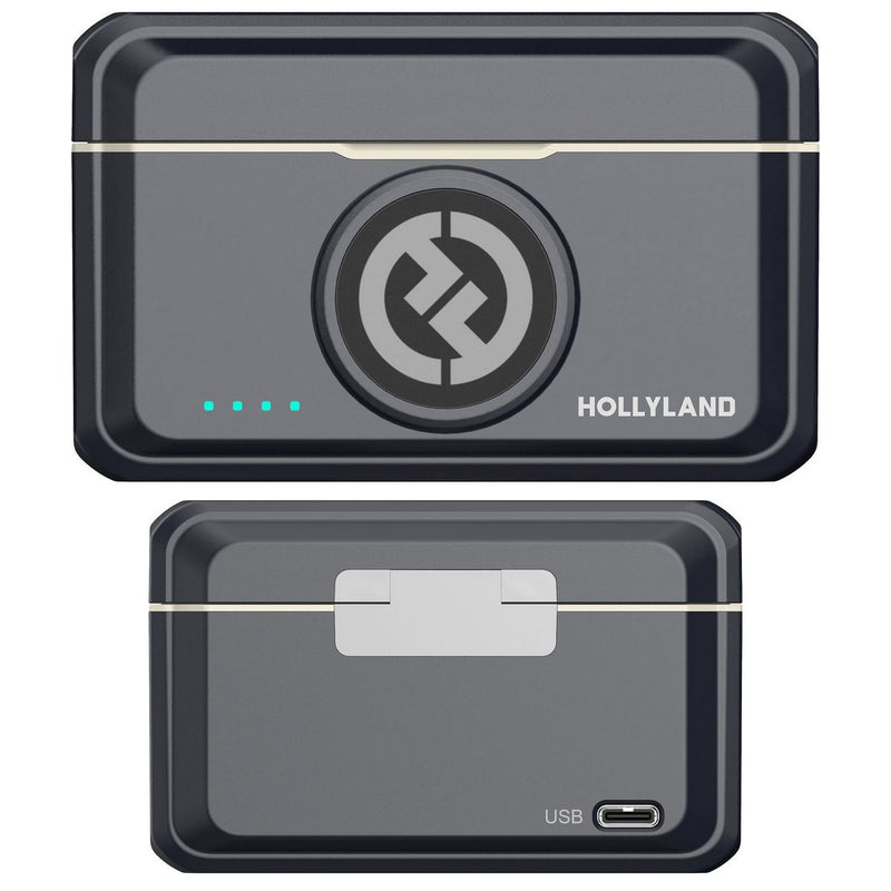 Microfone Hollyland Lark M2 Duo Combo Cor Preto